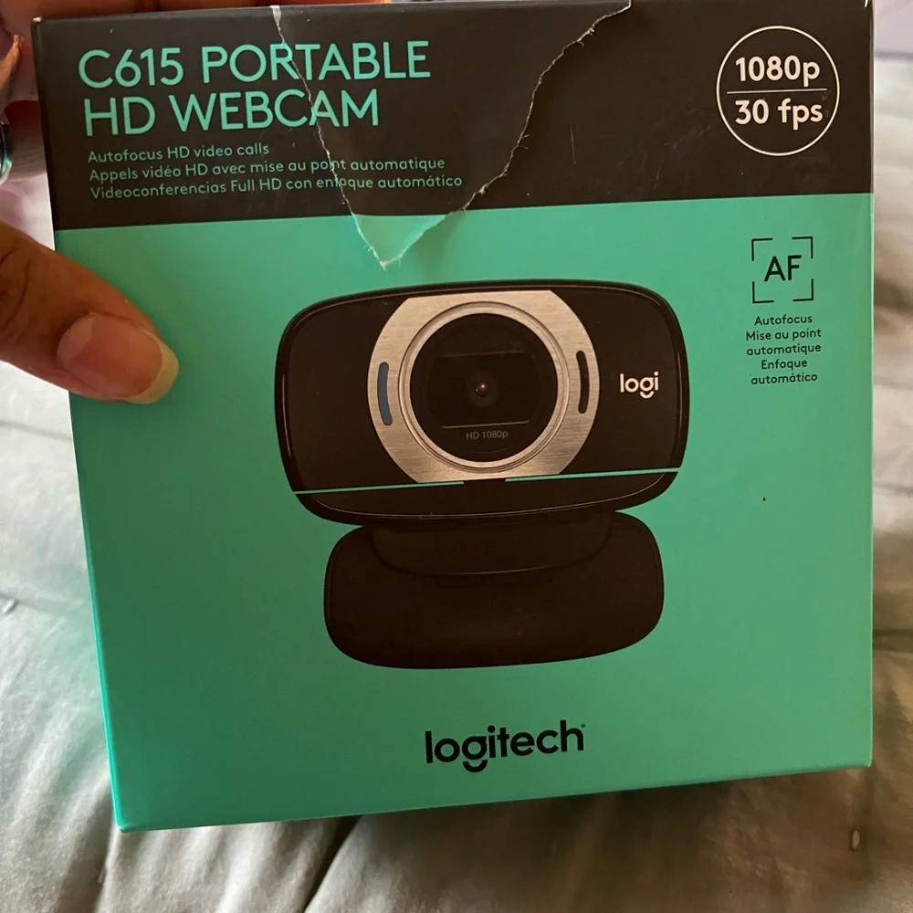 Logitech Black HD 1080p Webcam